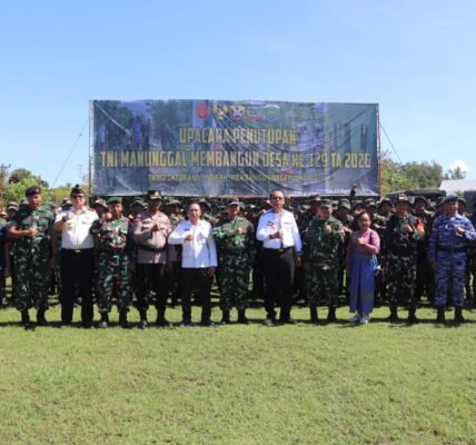 Irdam IX/Udayana Brigjen TNI Muhammad Dariyanto Tutup Secara Resmi TMMD 129 Kodim 1605/Belu