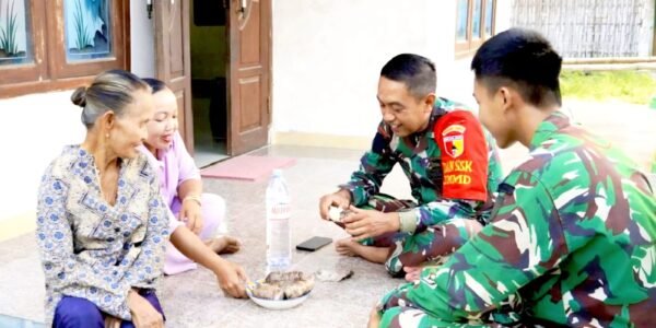 Saat Satgas TMMD 129 Bojonegoro dan Warga Kesongo Berat Melepas Rindu