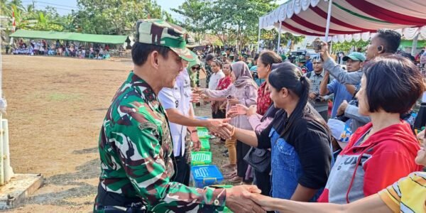 TMMD ke-129 Bangka Tuntas, Kedekatan TNI dan Warga Desa Deniang Semakin Kuat