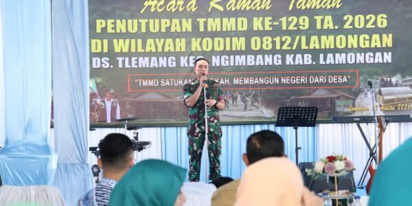 Kolonel Beny Hendra Apresiasi Sinergi Warga dalam Penutupan TMMD 129