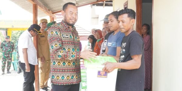 Kades Tlemang: Warga Harus Syukuri Bantuan RTLH dan Sembako TMMD 129