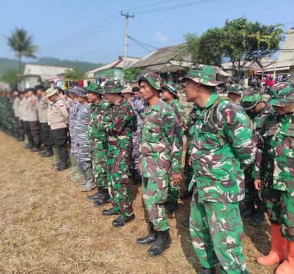 Satgas TMMD ke-130 Siapkan Renovasi Rumah Warga di Citorek Barat Setelah Apel Pagi