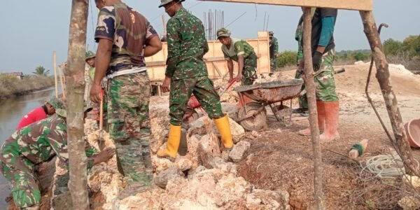 Satgas TMMD Percepat Pembangunan Talud untuk Tingkatkan Kesejahteraan Warga Kawite-wite