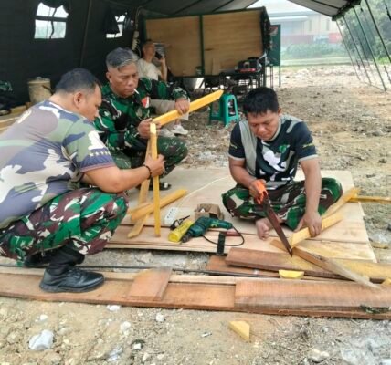 Persiapan Pembangunan Infrastruktur di Sumur Bandung oleh Satgas TMMD Persiapan Pembangunan Infrastruktur di Sumur Bandung oleh Satgas TMMD