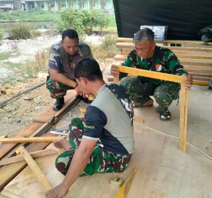 Infrastruktur Desa Diperkuat oleh Pembuatan Bagesting Satgas TMMD di Tigaraksa