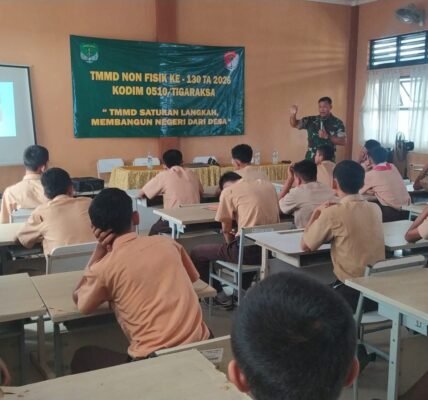 Kodim 0510 Tigaraksa Ajak 40 Siswa SMKN 11 Tingkatkan Wawasan Kebangsaan Kodim 0510 Tigaraksa Ajak 40 Siswa SMKN 11 Tingkatkan Wawasan Kebangsaan
