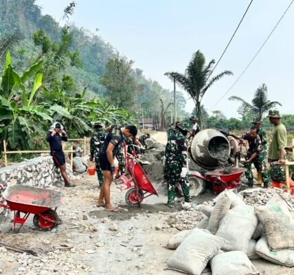 TMMD ke-130 Tingkatkan Akses Ekonomi Melalui Pembangunan Infrastruktur di Parumpanai