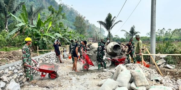 TMMD ke-130 Tingkatkan Akses Ekonomi Melalui Pembangunan Infrastruktur di Parumpanai