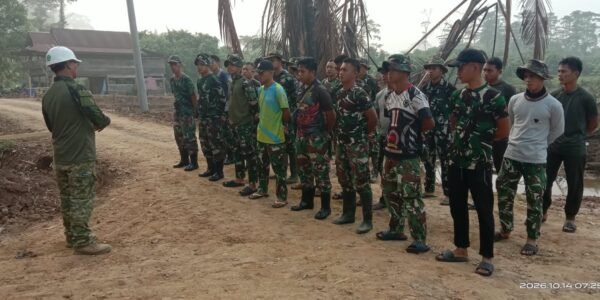 Persiapan Kegiatan TMMD: Apel Pagi TNI Bersama Masyarakat Luwu Timur