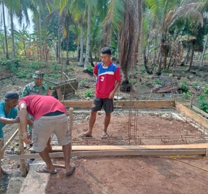 Upaya Satgas TMMD ke-130 Tingkatkan Fasilitas Ibadah di Desa Kacepi