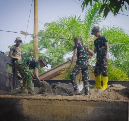 Satgas TMMD ke-130 Awali Proyek Pembangunan Rumah dengan Penandaan Pondasi Satgas TMMD ke-130 Awali Proyek Pembangunan Rumah dengan Penandaan Pondasi