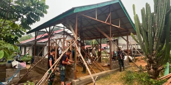 Progres Positif Pembangunan Rumah di TMMD Kodim 1210/Landak Membawa Harapan Baru