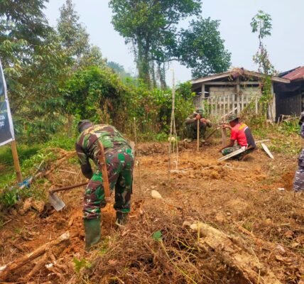 Satgas TMMD Poso Awali Pembangunan Fasilitas Sanitasi untuk Desa Leboni