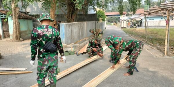 Ketelitian dan Kerjasama Semua Anggota Satgas TMMD ke-130 Percepat Proyek Pembangunan