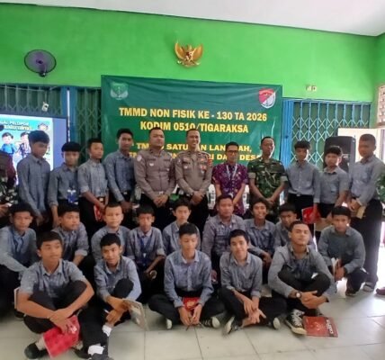 Kodim 0510/Tigaraksa Ajak Pelajar Pahami Pentingnya Disiplin di Jalan Raya