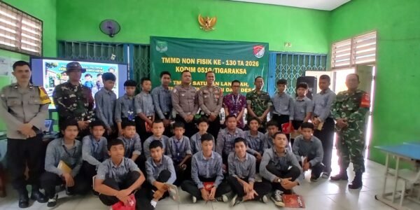 Kodim 0510/Tigaraksa Ajak Pelajar Pahami Pentingnya Disiplin di Jalan Raya