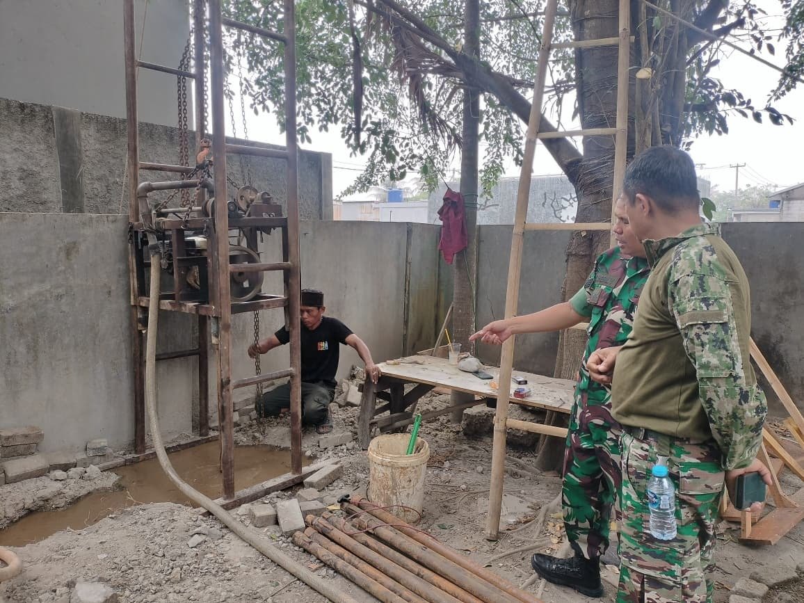 Upaya TNI dalam Peningkatan Kualitas Hidup Melalui Pengeboran Sumur di Tangerang