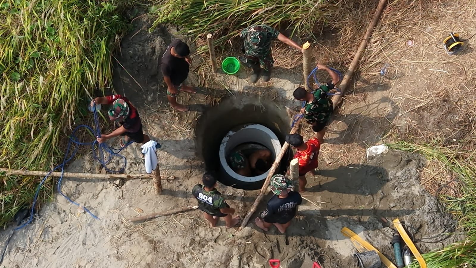 Puskesmas Wanggar Sari Dapat Dukungan Air Bersih dari Program TMMD ke-130