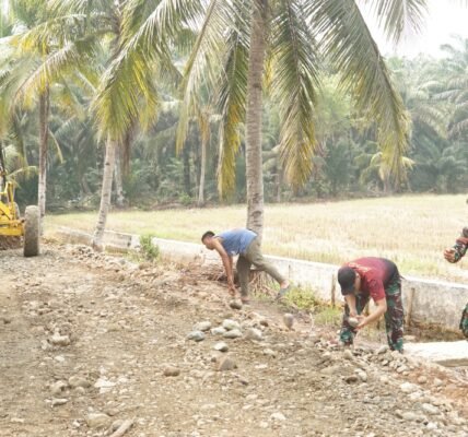 Tak Hanya untuk Kandang Limun, Jalan TMMD ke-130 Kodim 0407/Kota Bengkulu Sentuh Warga Perbatasan