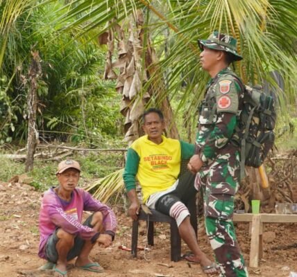 Satgas TMMD Ke-130 Dorong Peningkatan Kesehatan Melalui Edukasi Langsung ke Rumah