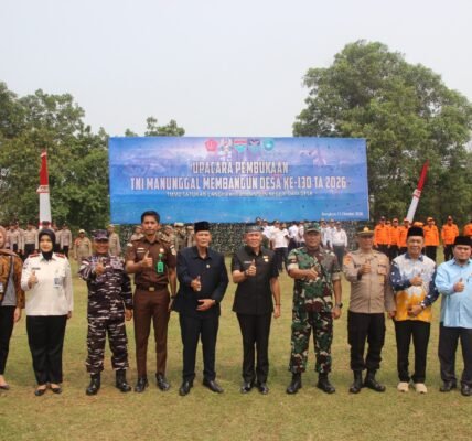 Warga Kandang Limun Antusias Sambut TMMD ke-130 Kodim 0407/Kota Bengkulu