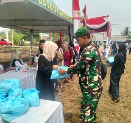 Kemeriahan Pembukaan TMMD ke-130 dengan Program Pangan Terjangkau di Tangerang