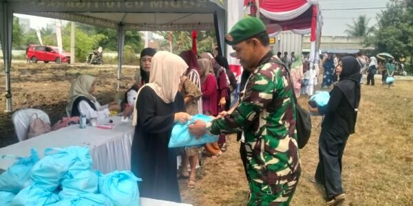 Kemeriahan Pembukaan TMMD ke-130 dengan Program Pangan Terjangkau di Tangerang