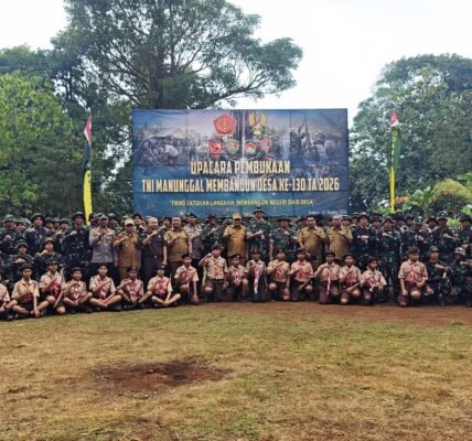 TMMD ke-130 Resmi Dimulai, Wali Kota Ambon Ajak TNI Bangun Masyarakat Bersama
