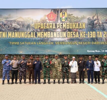 Kodim 1009 Tanah Laut Luncurkan Program TMMD Ke-130 untuk Pembangunan Desa