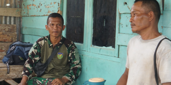 Tinggal di Rumah Warga, Satgas TMMD ke-130 Kodim 0407/Kota Bengkulu Pererat Kemanunggalan TNI-Rakyat